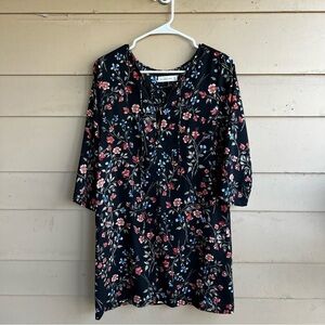 Abercrombie & Fitch Floral Mini Dress - Size M - Spring 90s Grunge